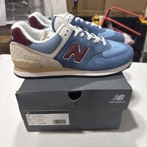 New Balance 574 Shoreline Blue Stillwater U574SPR Men's Size 12